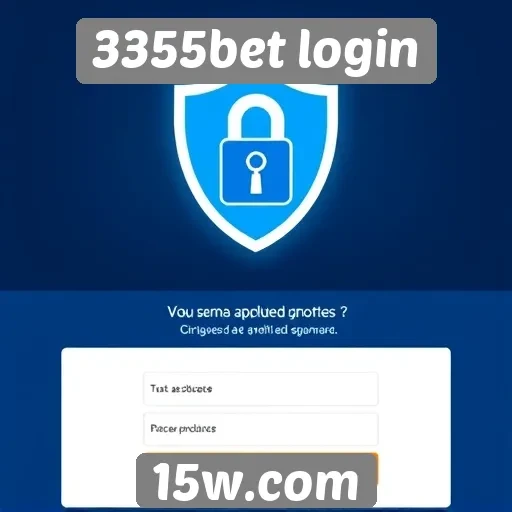 Recursos de segurança no site 3355bet login